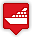Typisches Icon in der Karte boat